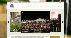 Desktop Screenshot of fundart.com.br